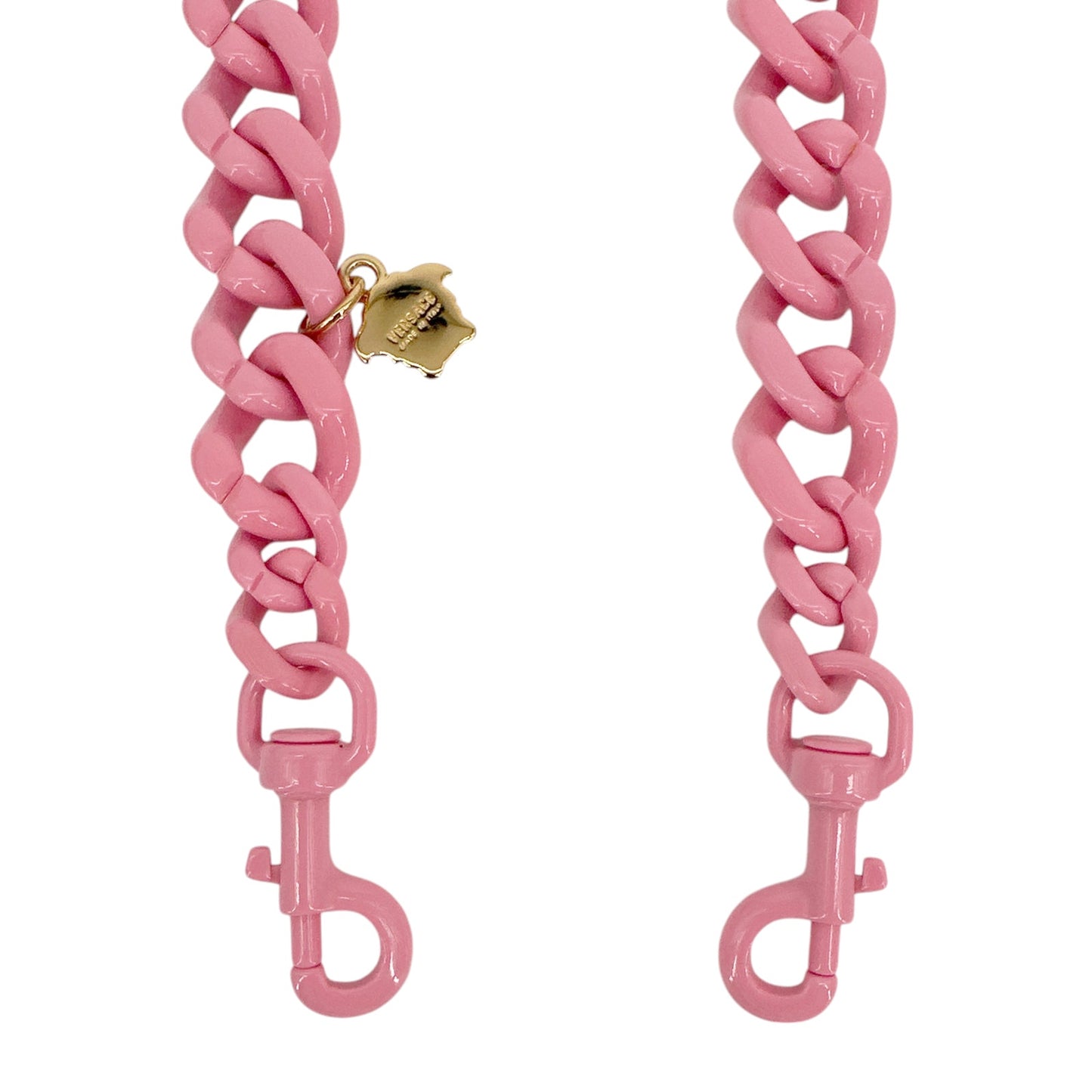 VERSACE La Medusa Chain Shoulder Strap || Baby Pink