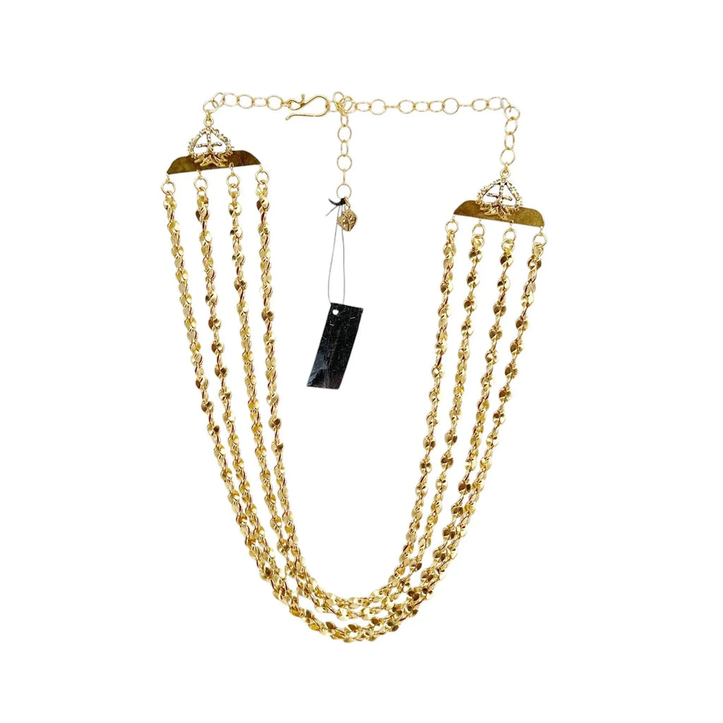 VIRGINS SAINTS & ANGELS VSA Love Chain Necklace in Gold - flyKAMP