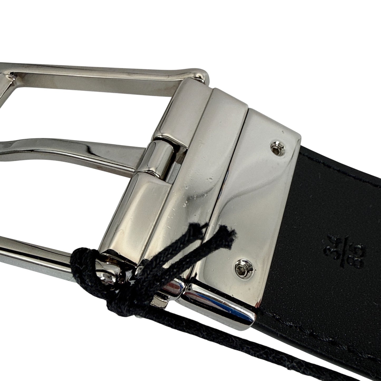 BURBERRY Louis 35mm Reversible Buckle Giant Check E-Canvas Belt 85|34