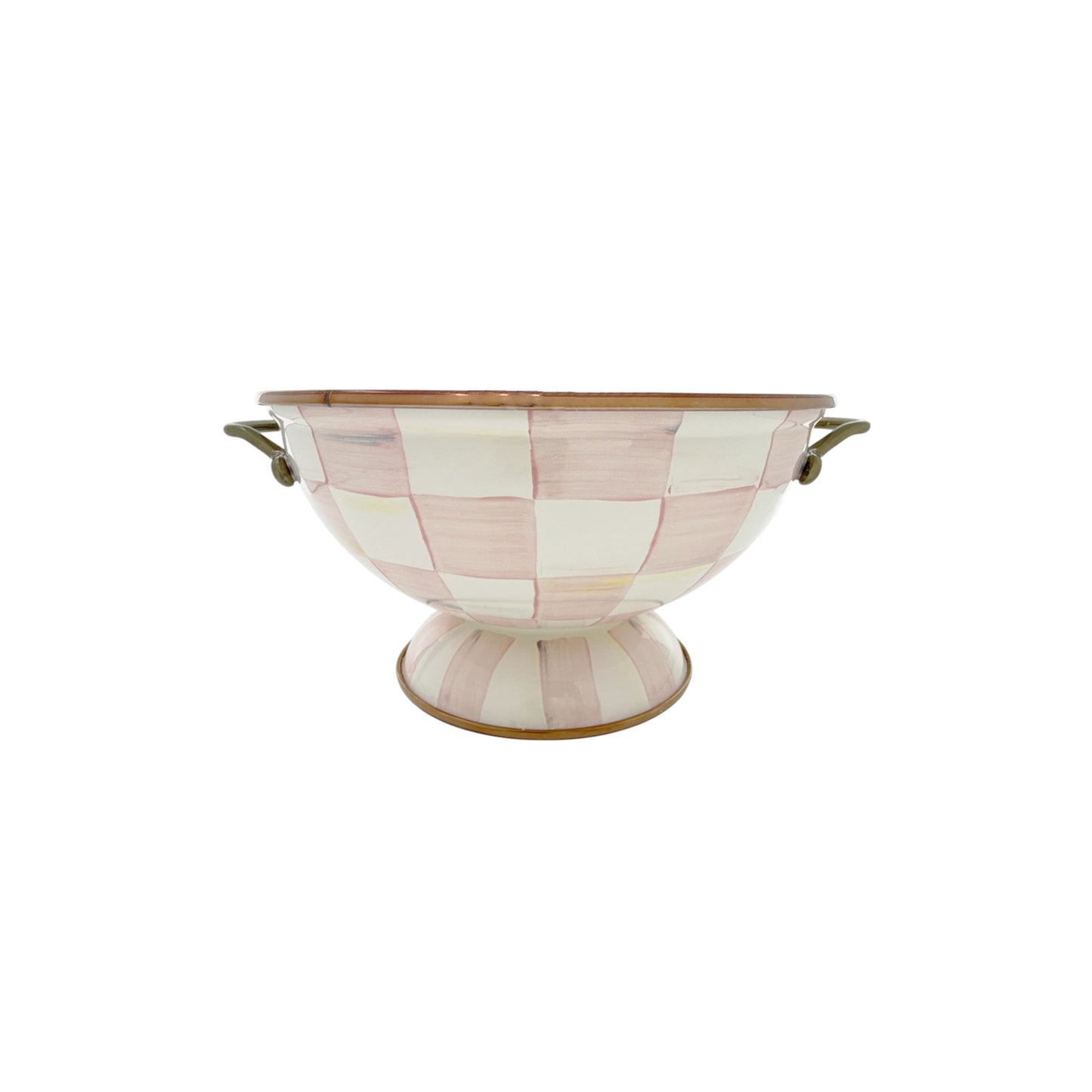 MACKENZIE-CHILDS Almost Everything Bowl in Rosy Check