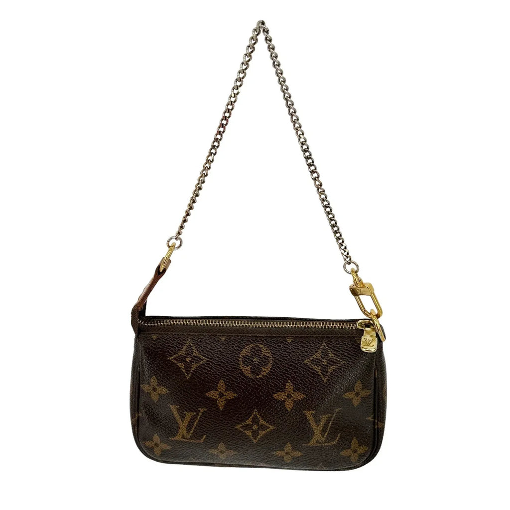 LOUIS VUITTON Pochette Accessoires Monogram Canvas Mini - flyKAMP