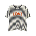 KULE The Modern Love Tee in Cream & Navy M Kule