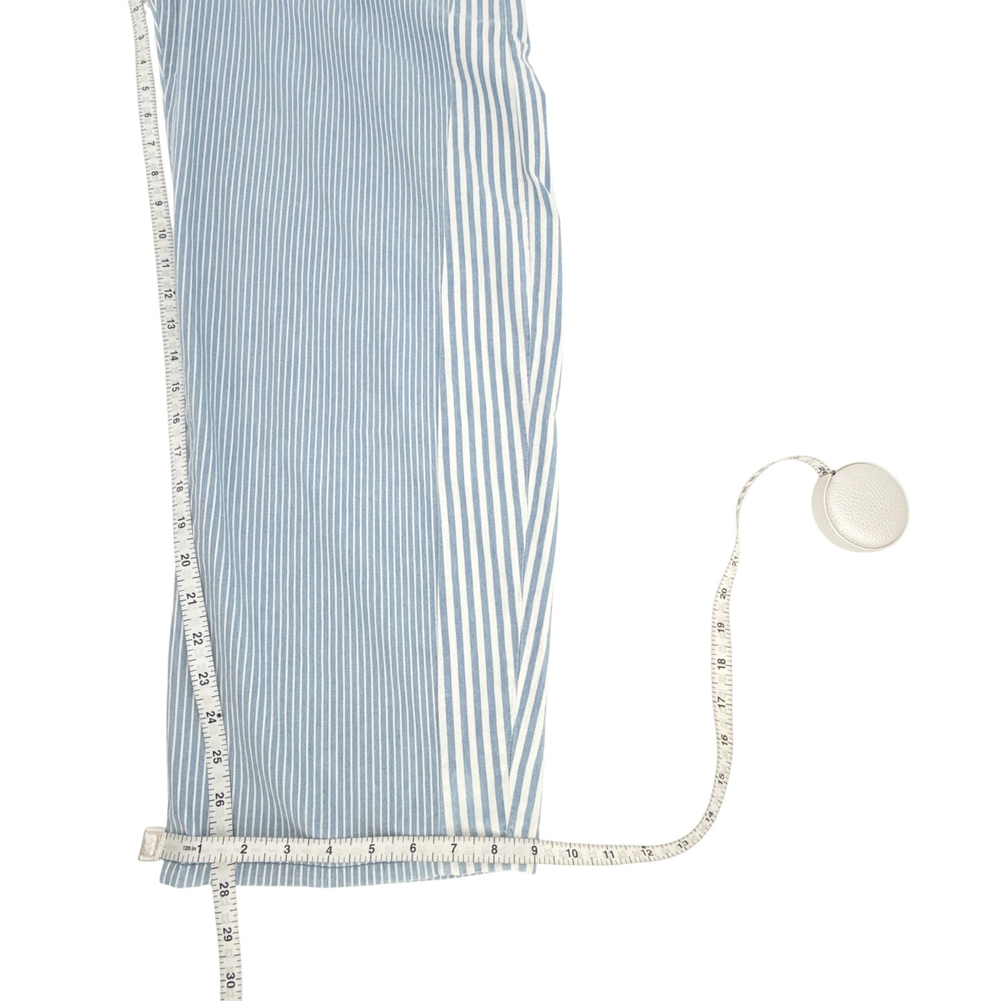 ASKK NY Cancun Pant in Blue Stripe XS