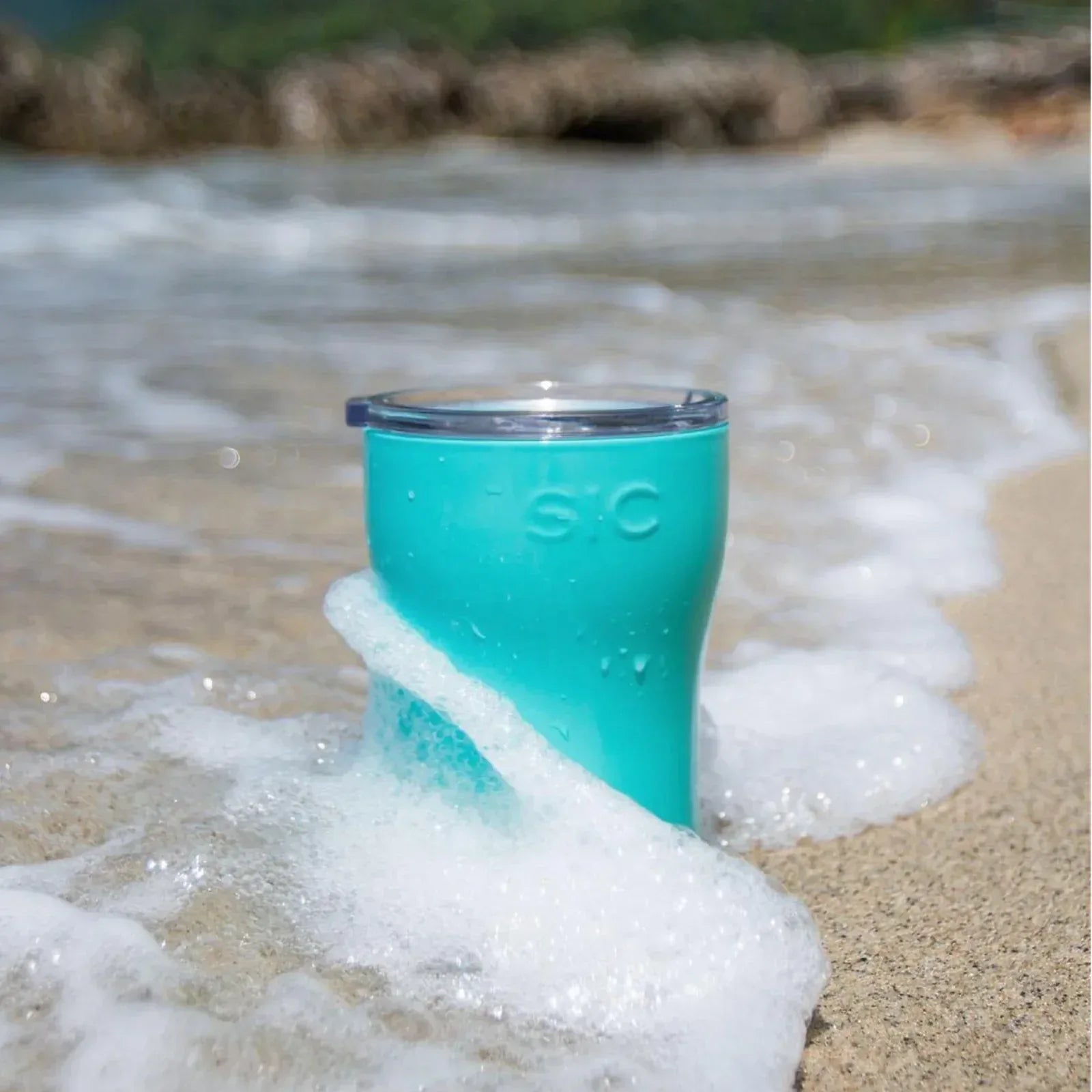 SIC Seriously Ice Cold 12 oz Tumbler in Seafoam Blue - flyKAMP