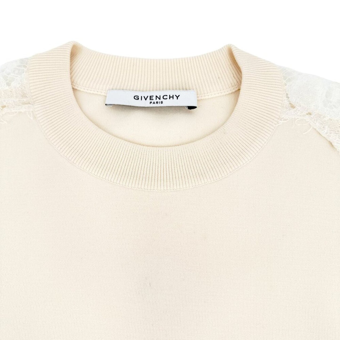 GIVENCHY Lace Insert Sweatshirt S