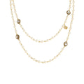 VIRGINS SAINTS & ANGELS VSA Wrap 6mm Pearl Cream & Gold Virgins Saints & Angels