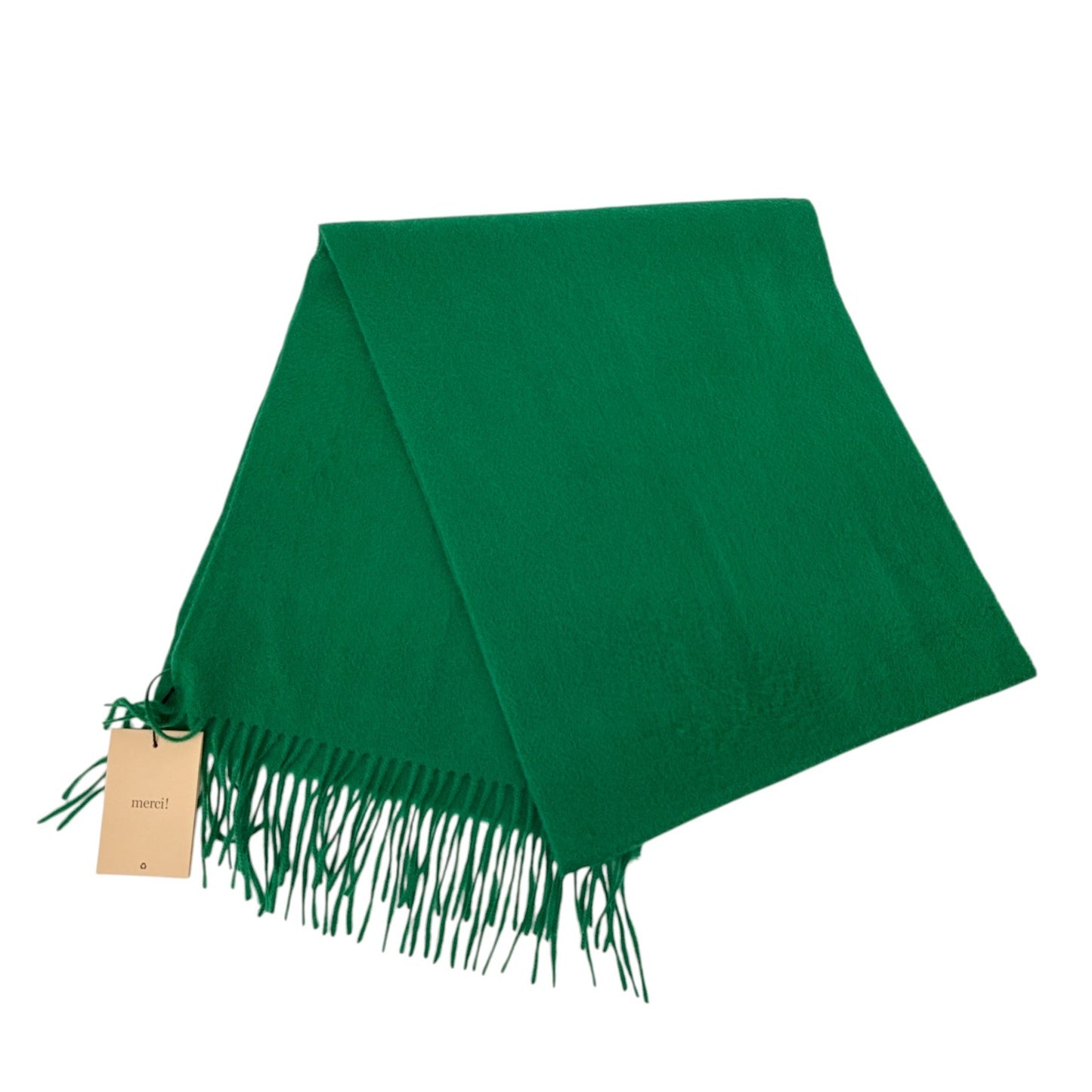 LA LIGNE Ben Cashmere Scarf in Emerald