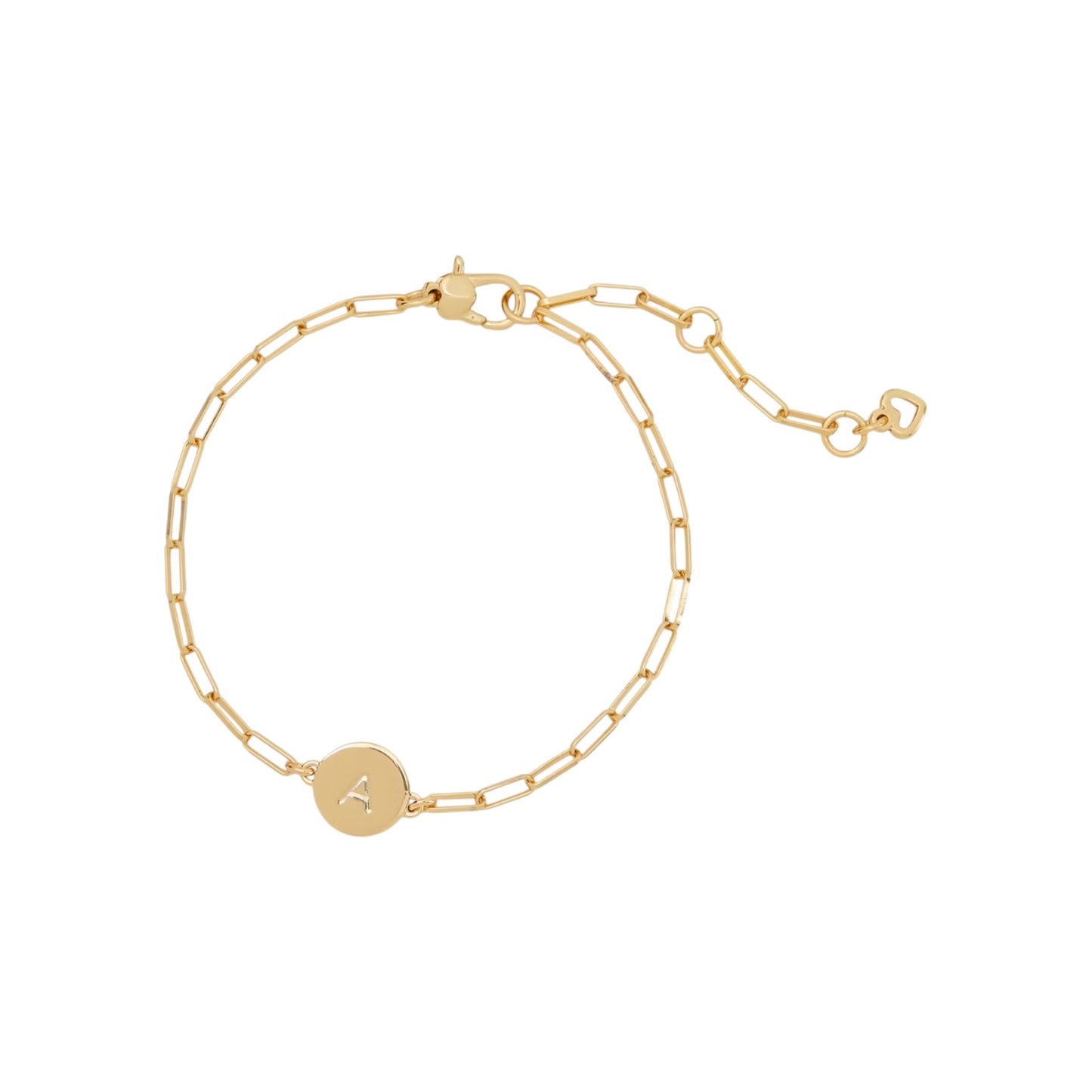KATE SPADE New York Initial Chain Bracelet in Gold A
