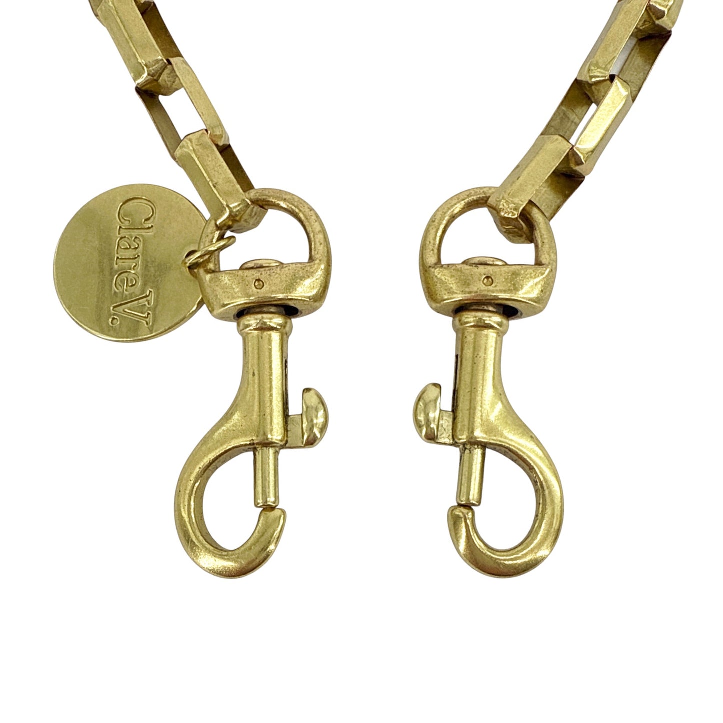 CLARE V. Box Chain Shoulder Strap