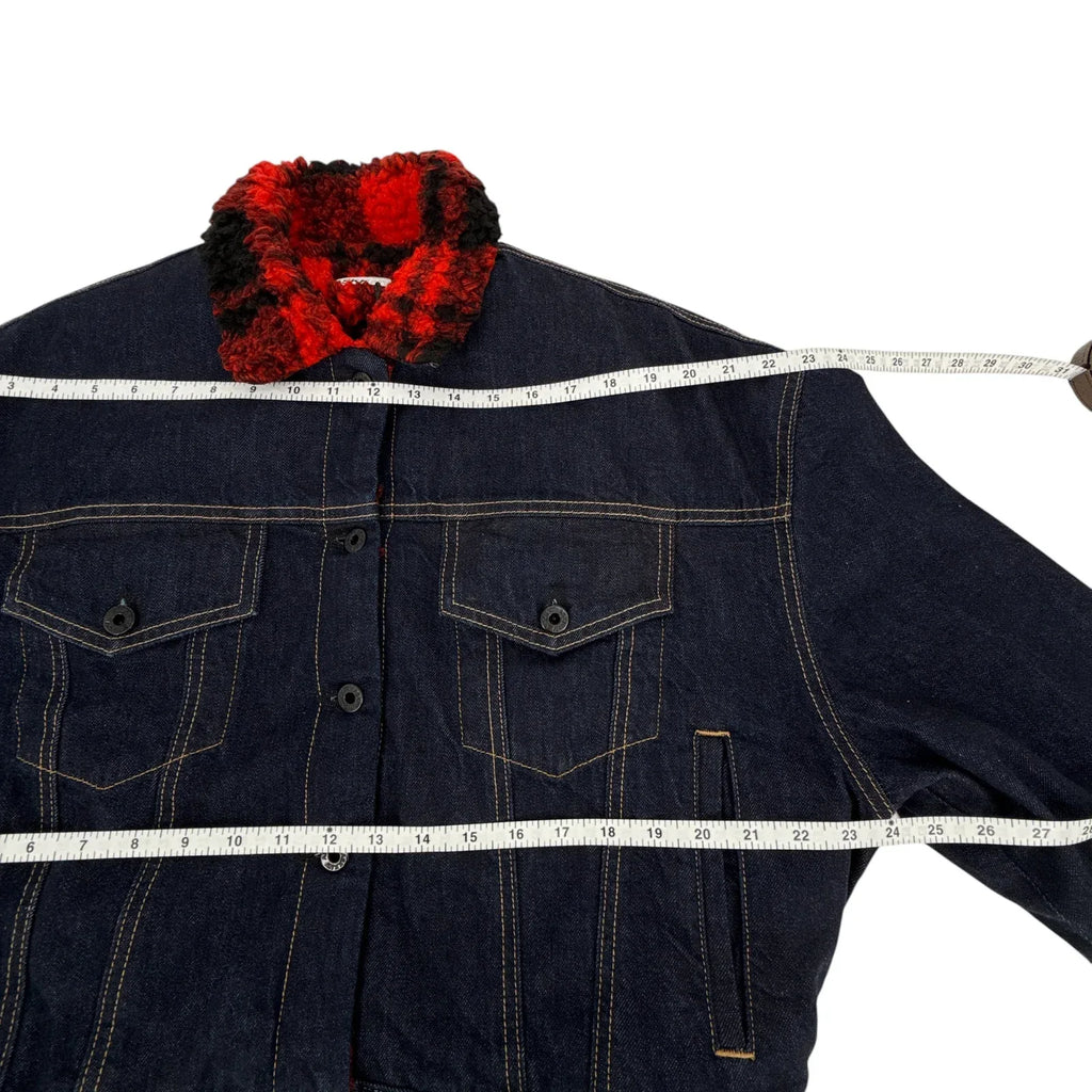 ASKK NY Nova Lined Jacket in Indigo Plaid 0|XS - flyKAMP