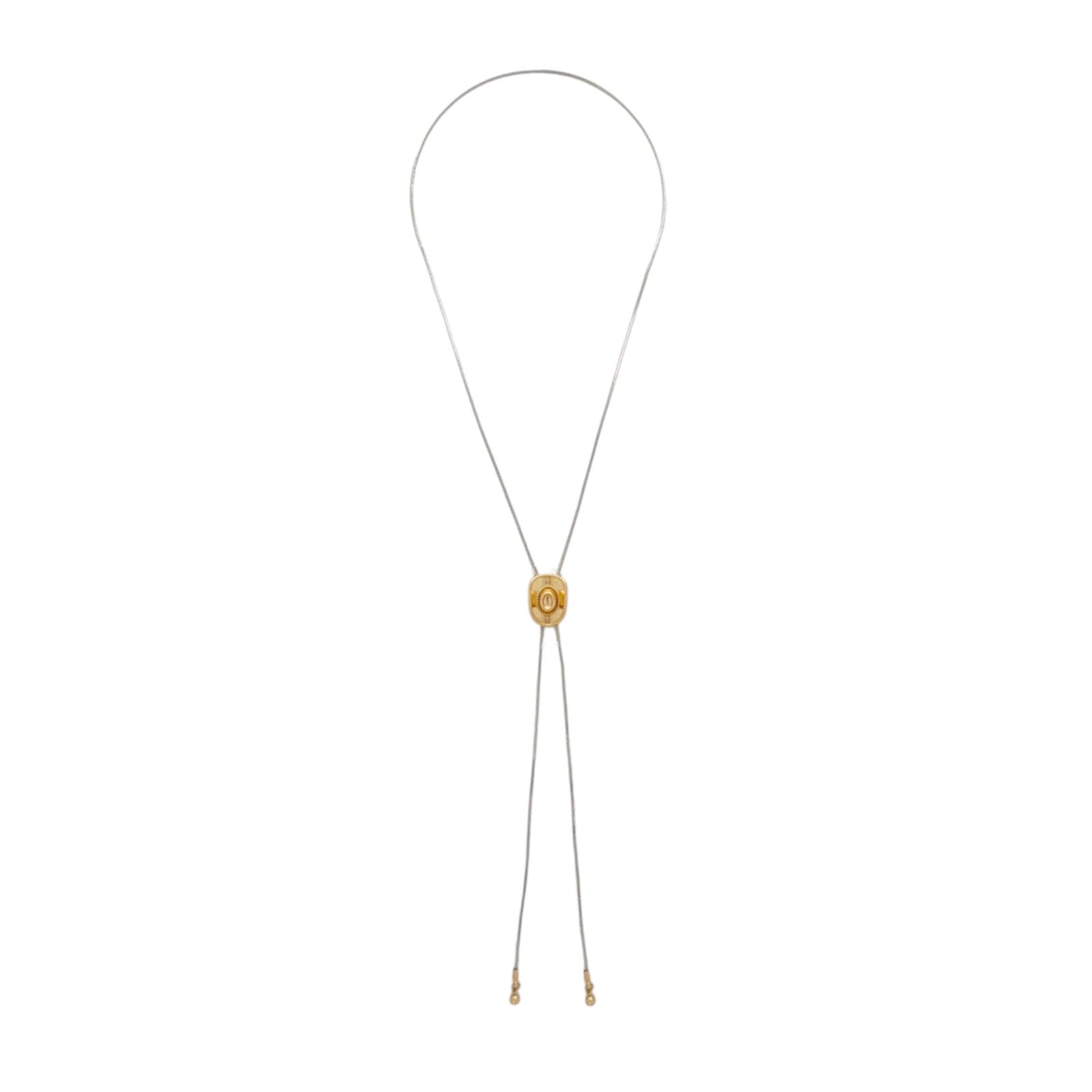 WESTERN Cowgirl Lariat Bolo Necklace in Gold & Silver None and/or Unknown