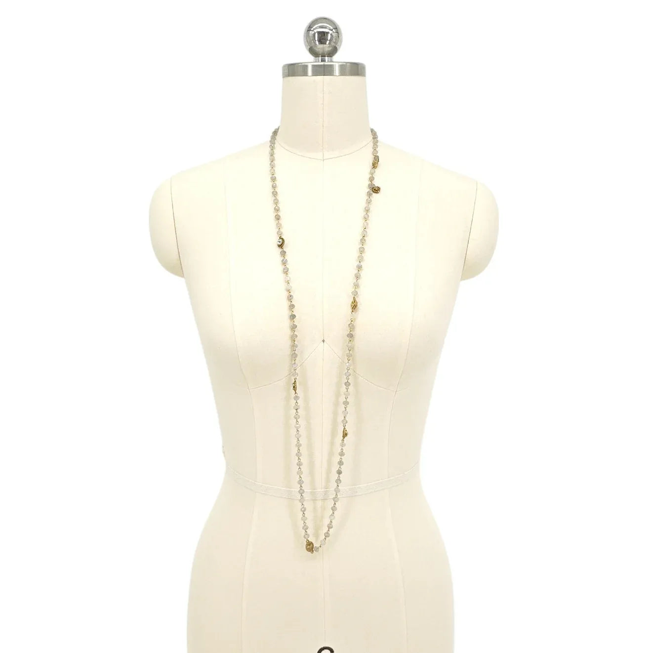 VIRGINS SAINTS & ANGELS VSA Wrap 6mm Lux Labradorite in Gold - flyKAMP