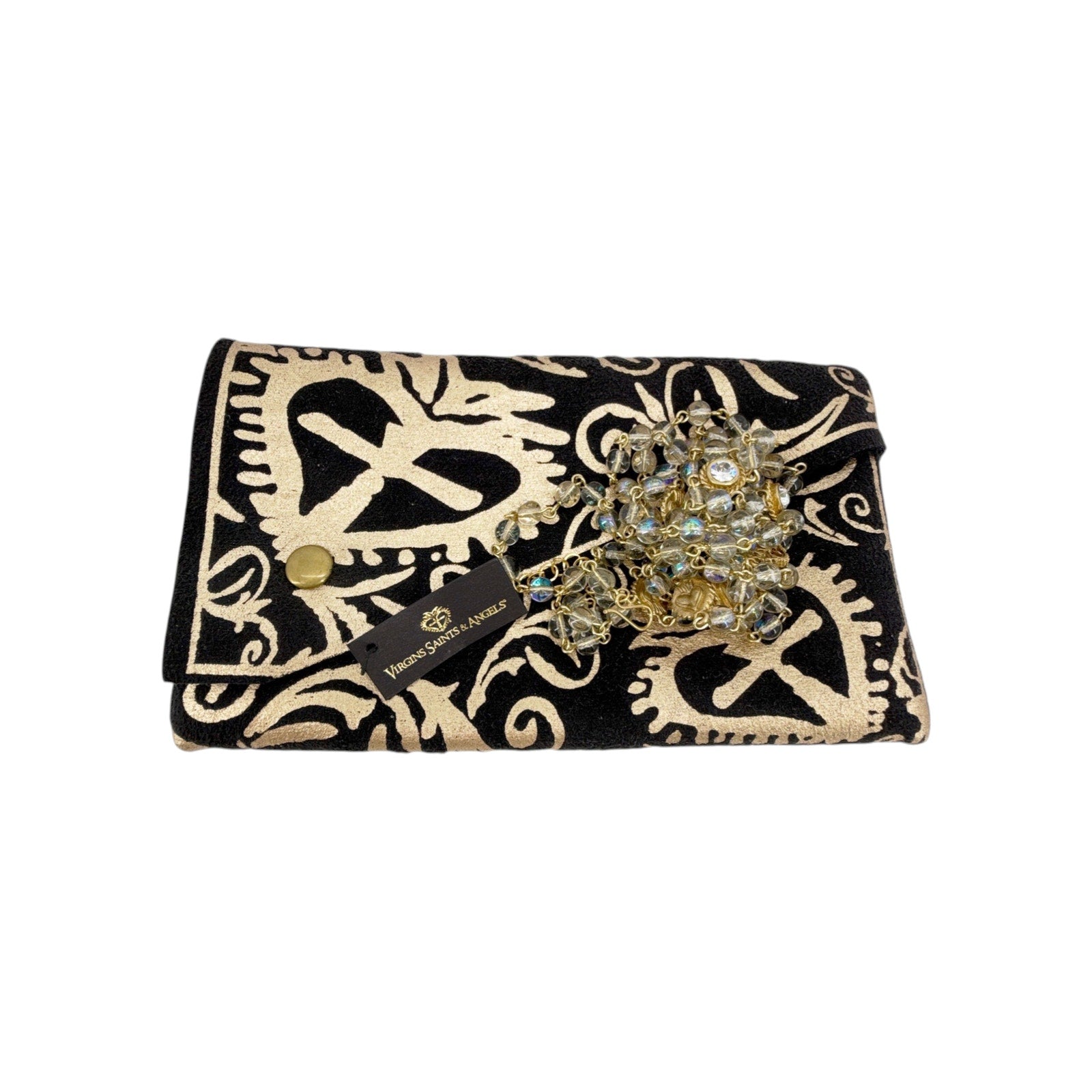 VIRGINS SAINTS & ANGELS VSA Wrap Vintage Clear AB in Gold Virgins Saints & Angels