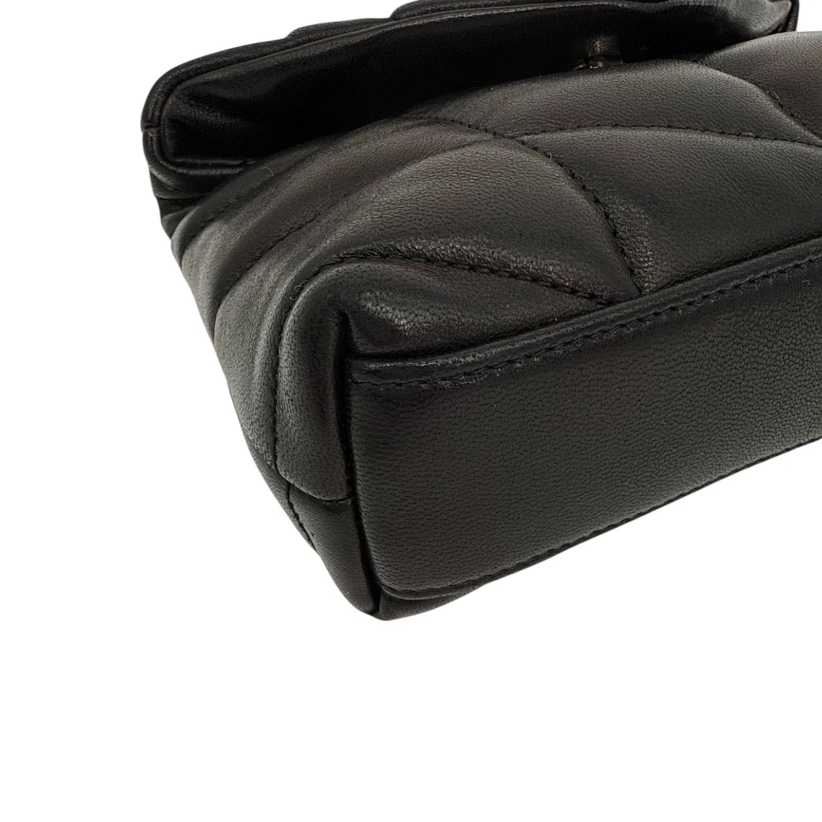 SAINT LAURENT Loulou Mini in Lambskin Puffer Pouch Clutch - flyKAMP