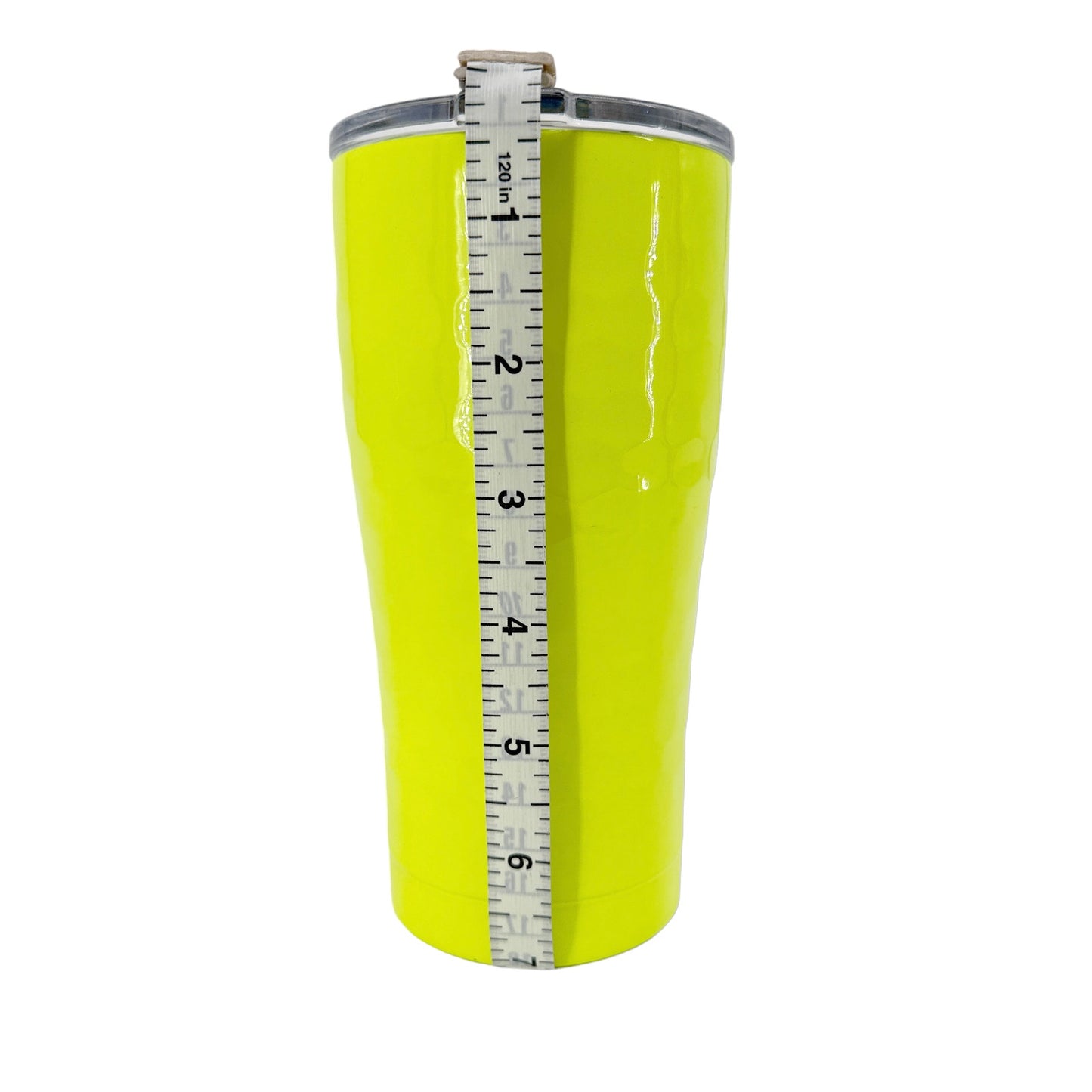 SIC 20 oz Tumbler in Neon Yellow Dimpled Golf