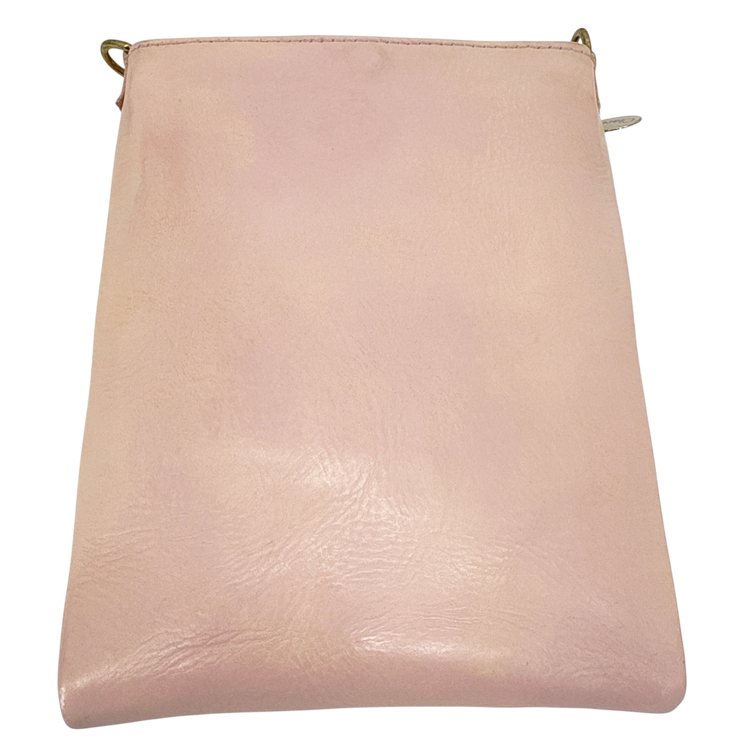 CLARE V. Lauren Supreme Crossbody Bag in Ballet & Crossbody Chain Strap