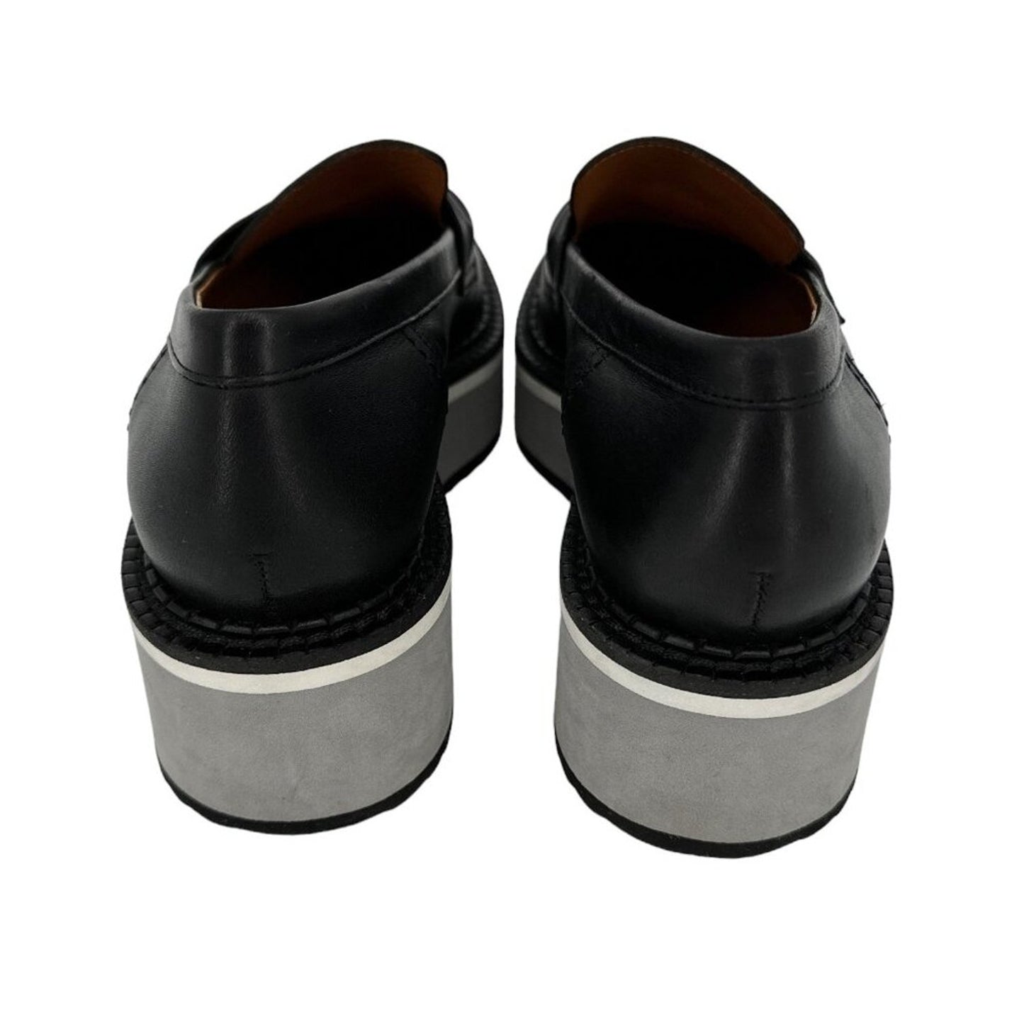 CLERGERIE Booster Leather Platform Loafers 37
