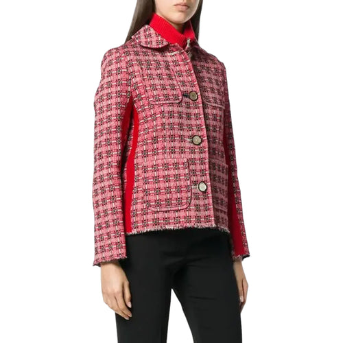 MARNI Plaid Jacket in Red IT38 - flyKAMP