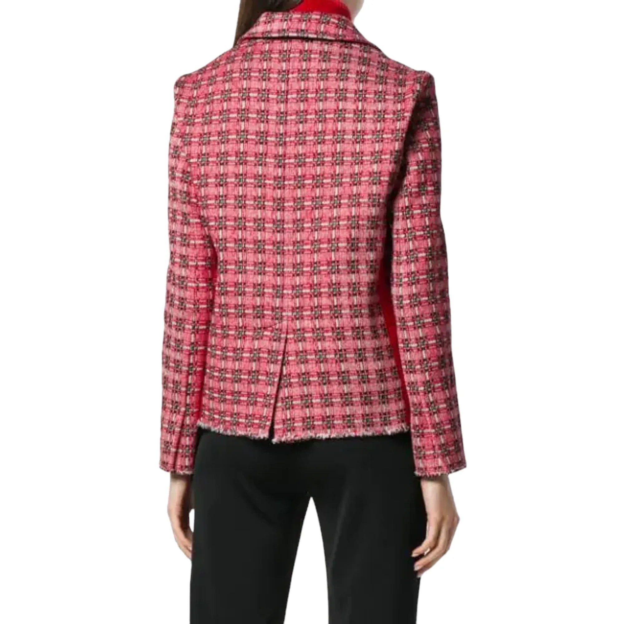MARNI Plaid Jacket in Red IT38 - flyKAMP