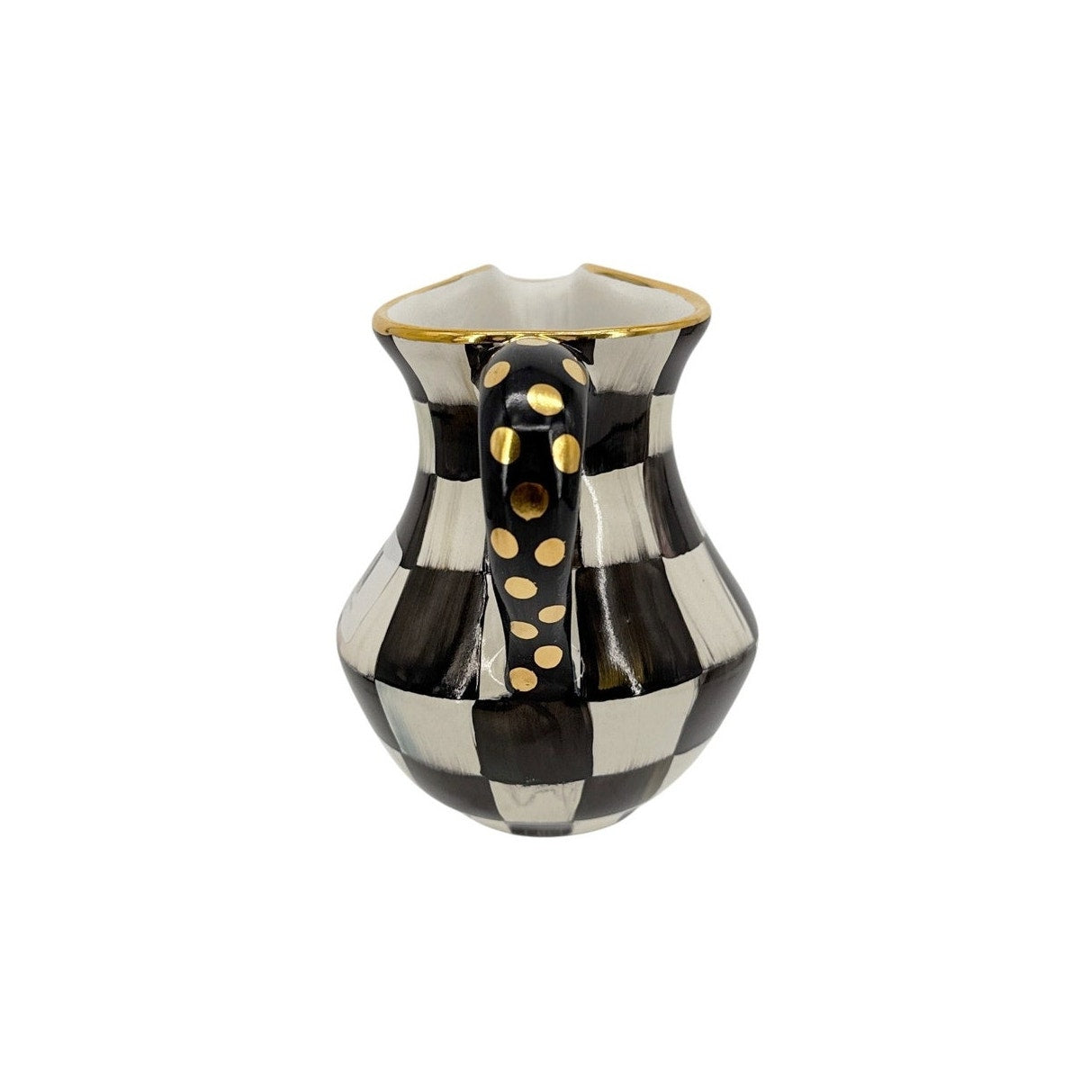 MACKENZIE-CHILDS Courtly Check Ceramic Creamer