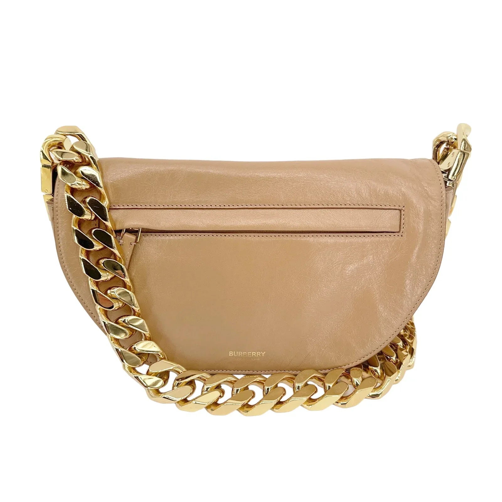 BURBERRY Small Soft Olympia Bag in Modern Beige - flyKAMP