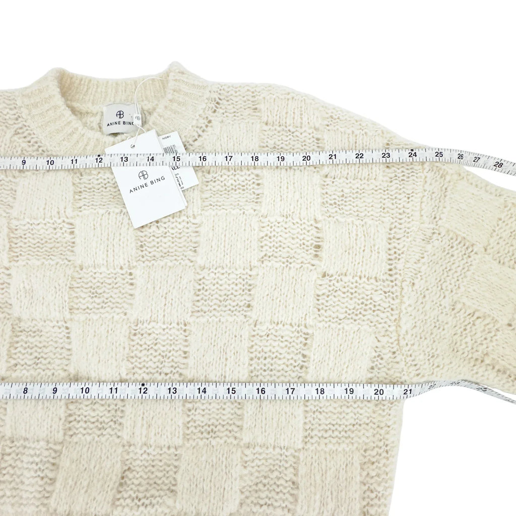 ANINE BING Bennett Sweater in Ivory XS - flyKAMP