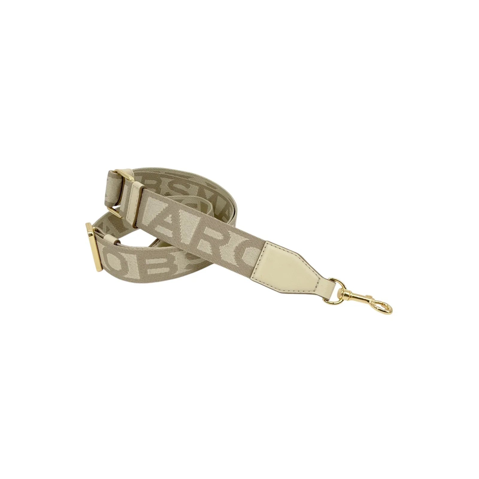 MARC JACOBS The Thin Outline Logo Webbing Strap - flyKAMP