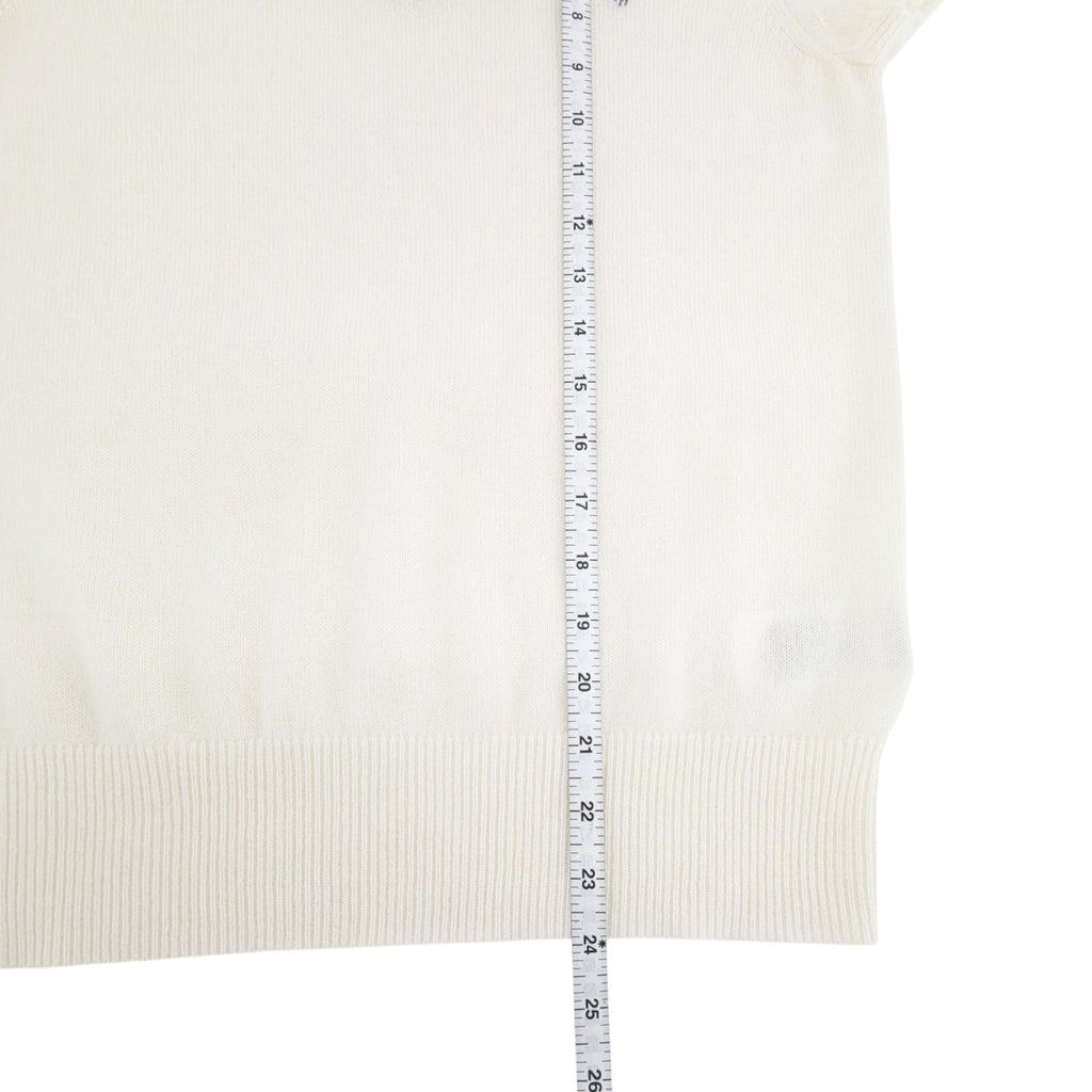 POLO RALPH LAUREN Cashmere Polo Shirt in Chic Cream in M Polo Ralph Lauren