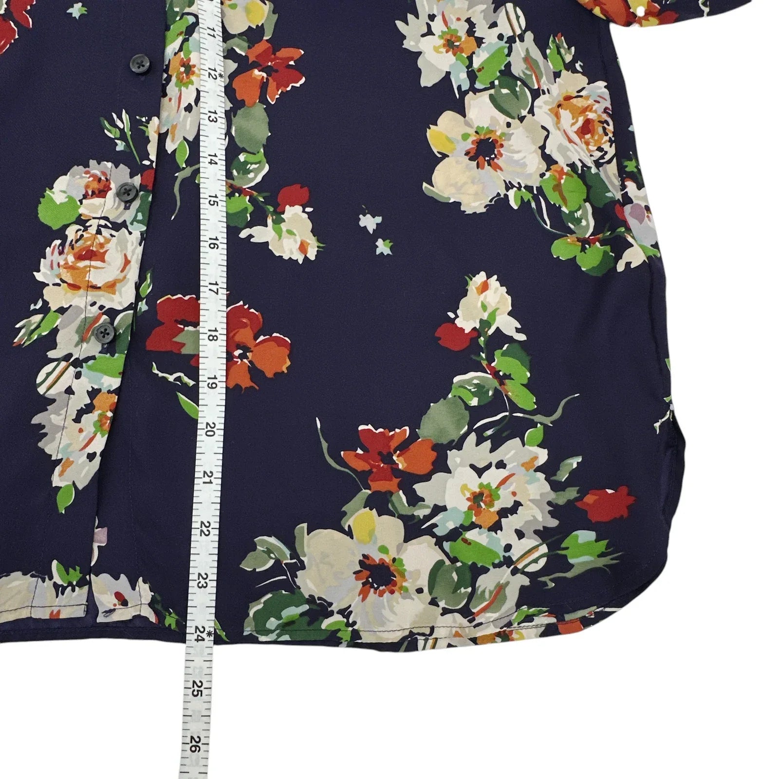 THE GREAT. The Boudoir Button Up Silk Shirt 0|XS - flyKAMP