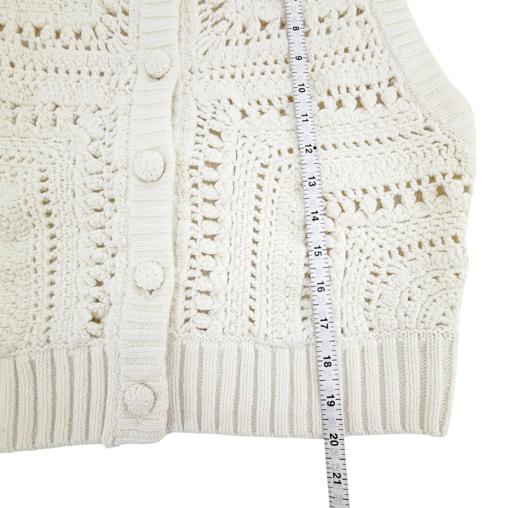 SEZANE Orso Cardigan in Ecru Sézane