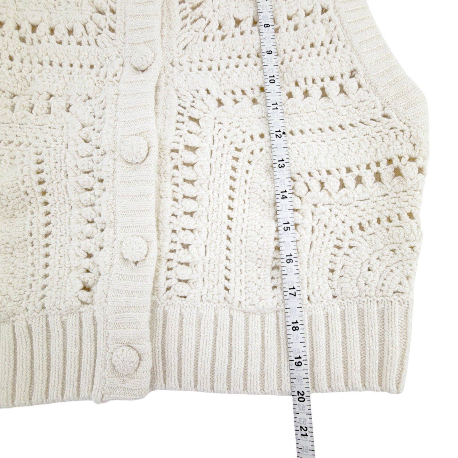 SEZANE Orso Cardigan in Ecru Sézane