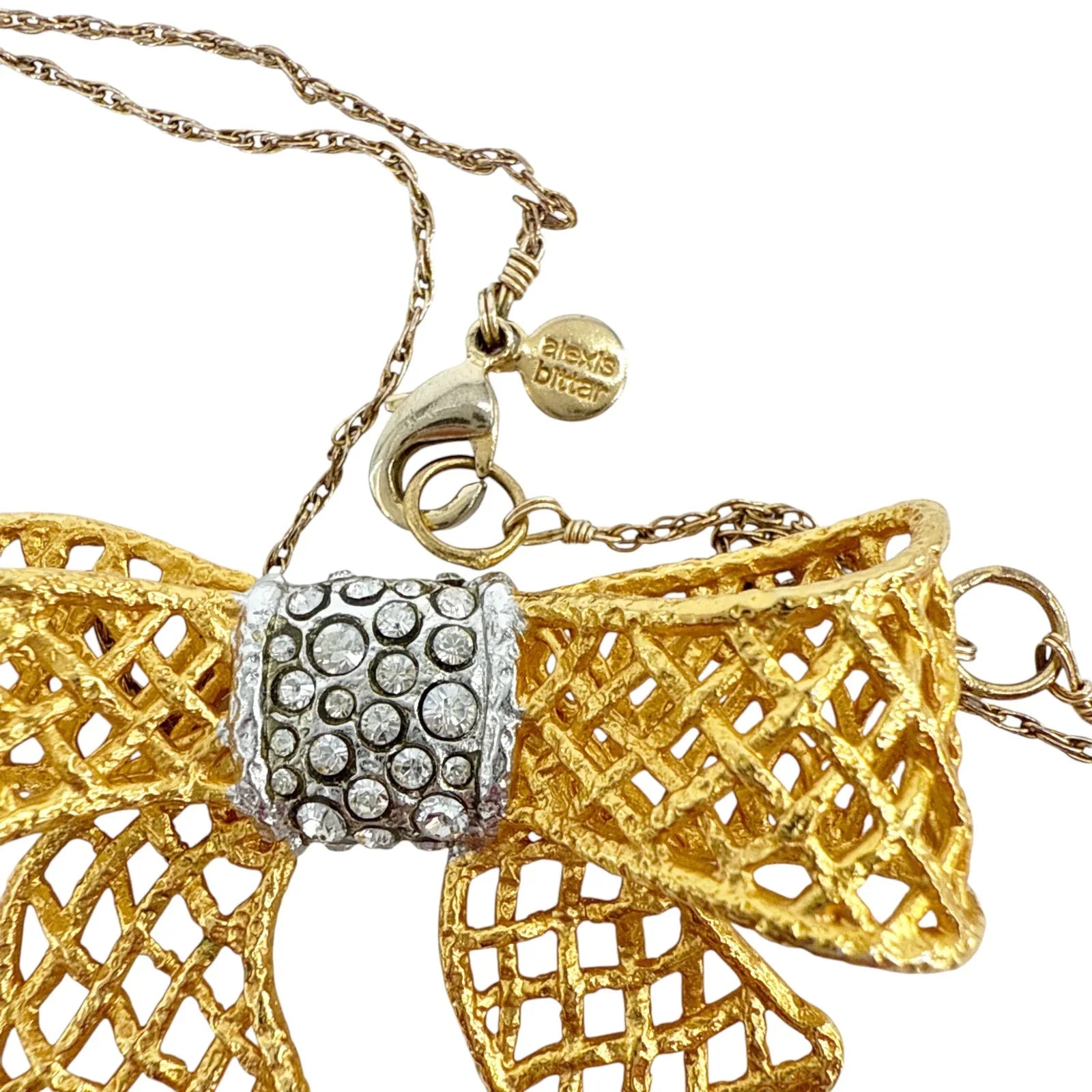 ALEXIS BITTAR Archive Elements Pavé Bow Necklace - flyKAMP