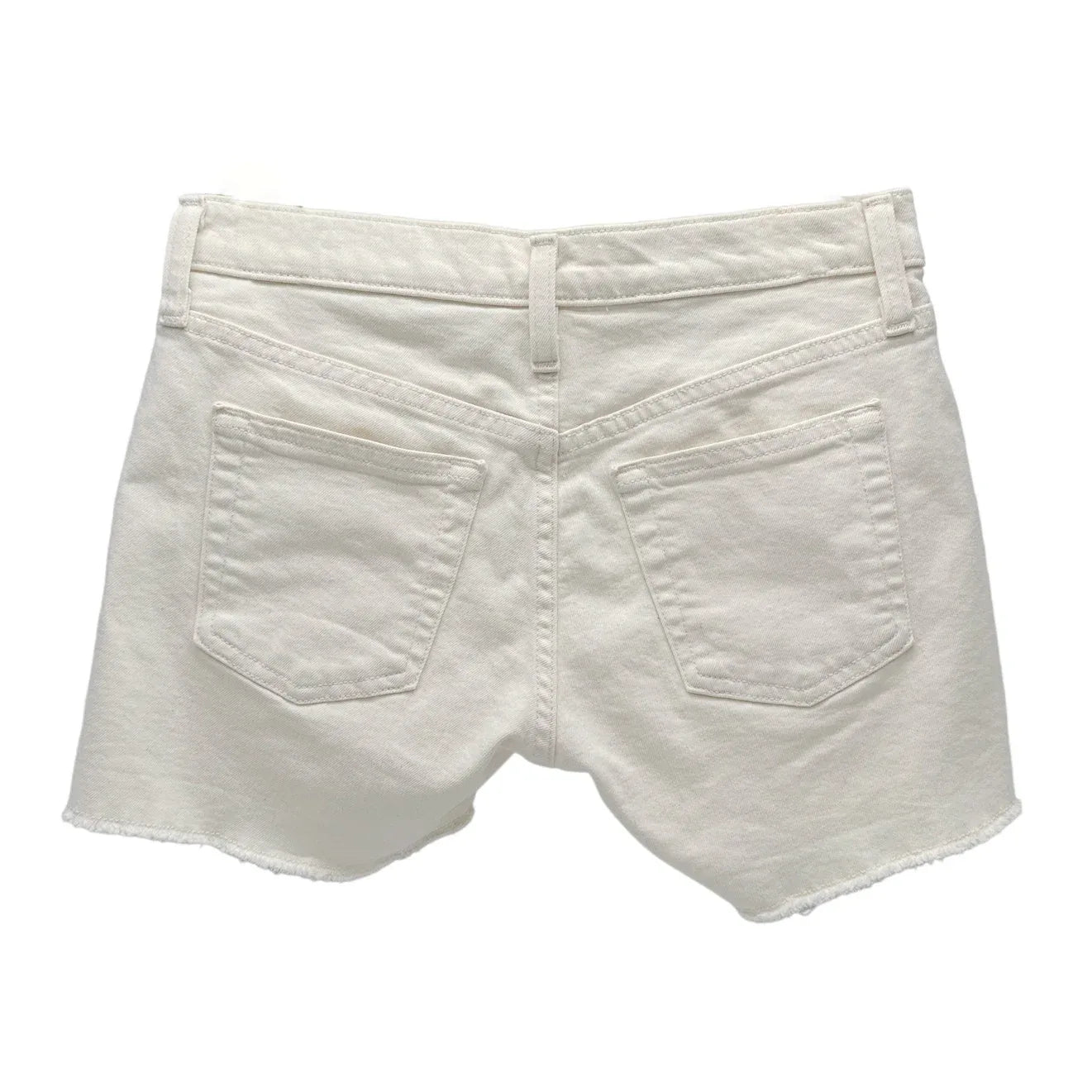 J.CREW Denim Short in Ecru 24 - flyKAMP