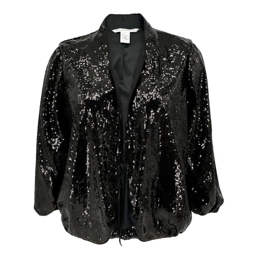 DIANE Von FURSTENBERG DVF Tonda Sequin Jacket 4|S