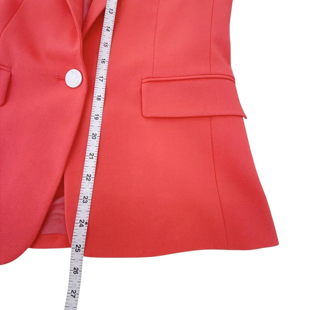 RAG & BONE Lexington Twill Blazer in Bright Pink 2 - flyKAMP