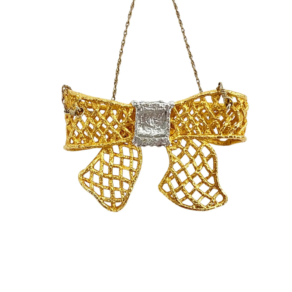 ALEXIS BITTAR Archive Elements Pavé Bow Necklace - flyKAMP