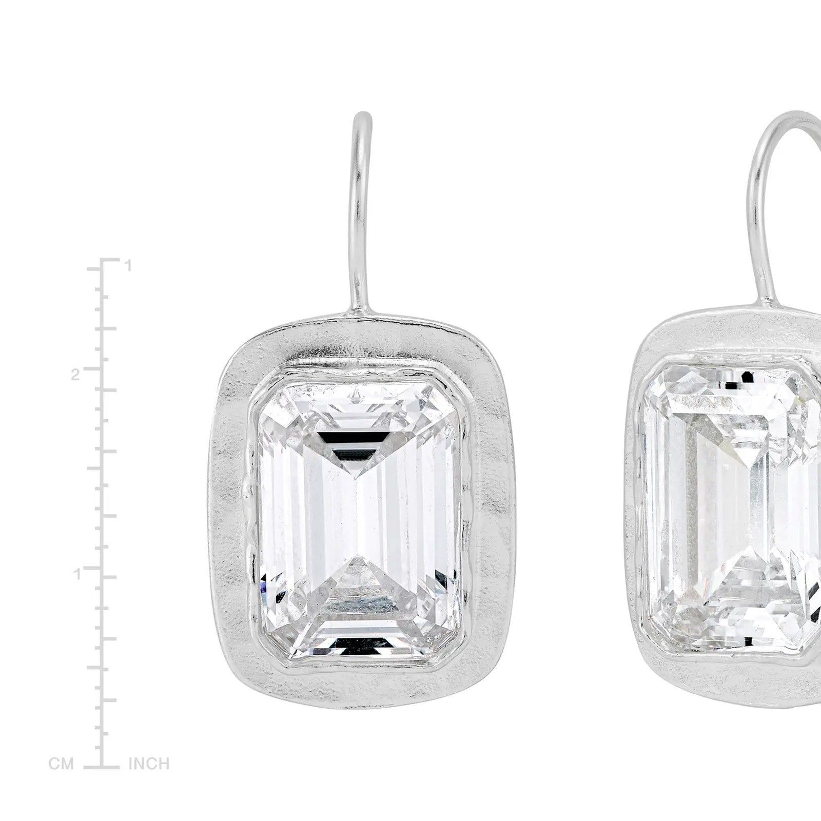 SILPADA Moments to Shine Drop Earrings White Cubic Zirconia