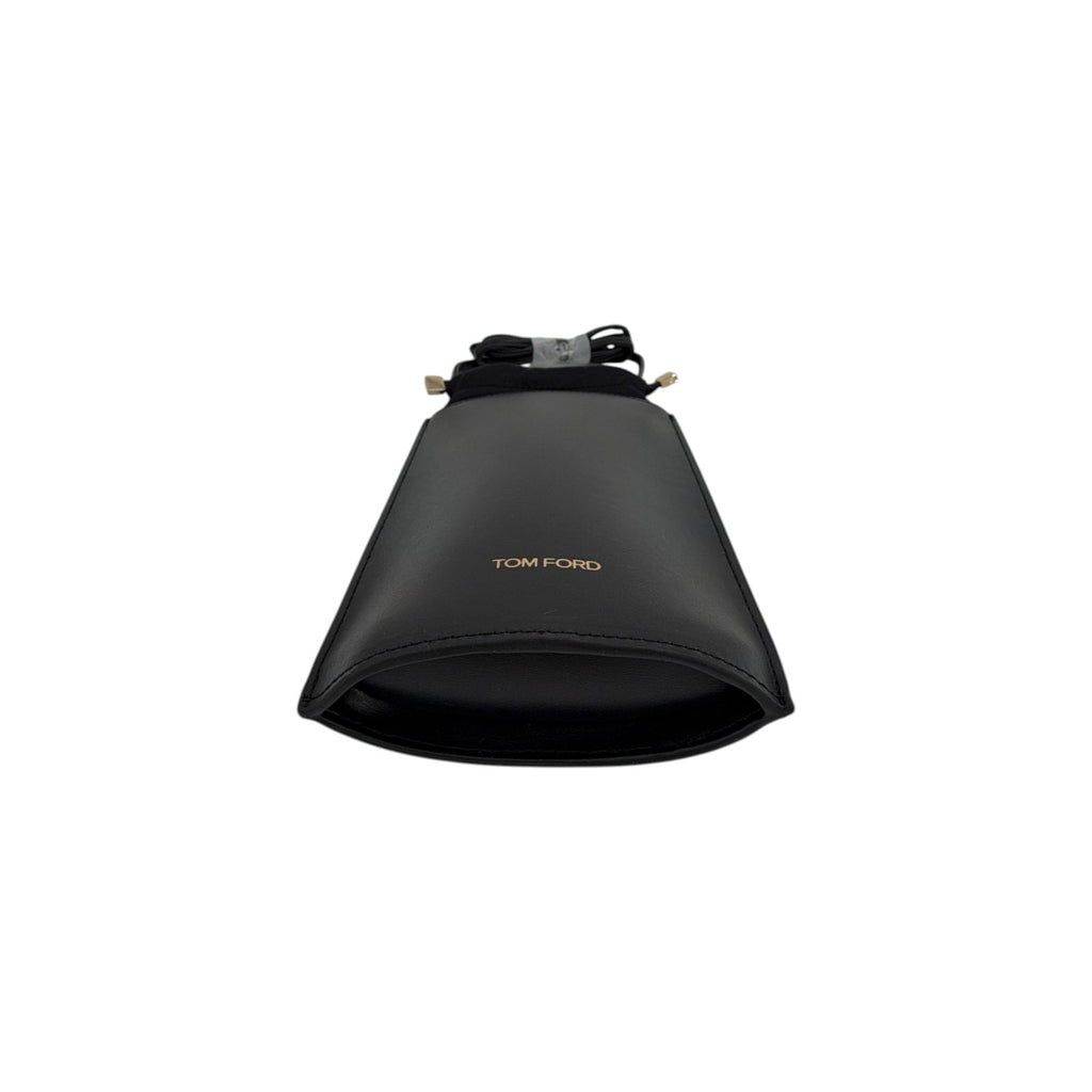 TOM FORD Leather Sunglass Pouch Case Tom Ford