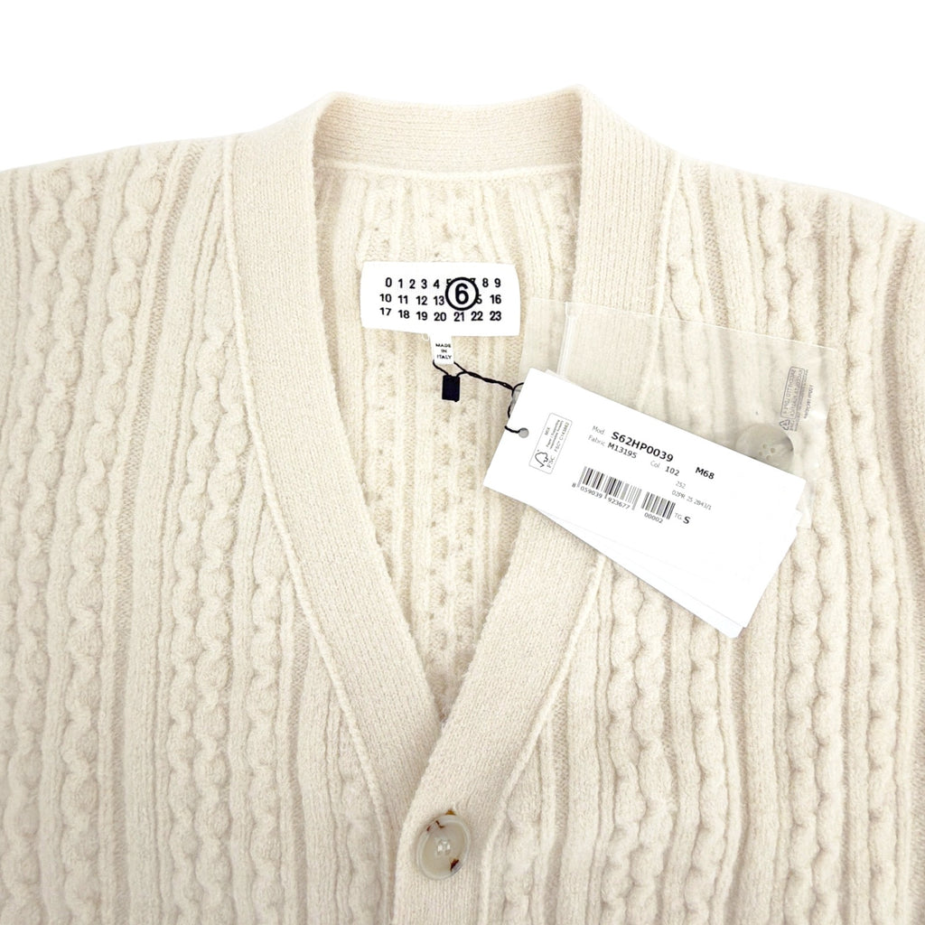 MM6 Maison Margiela Cable Knit Cardigan S MM6 Maison Martin Margiela