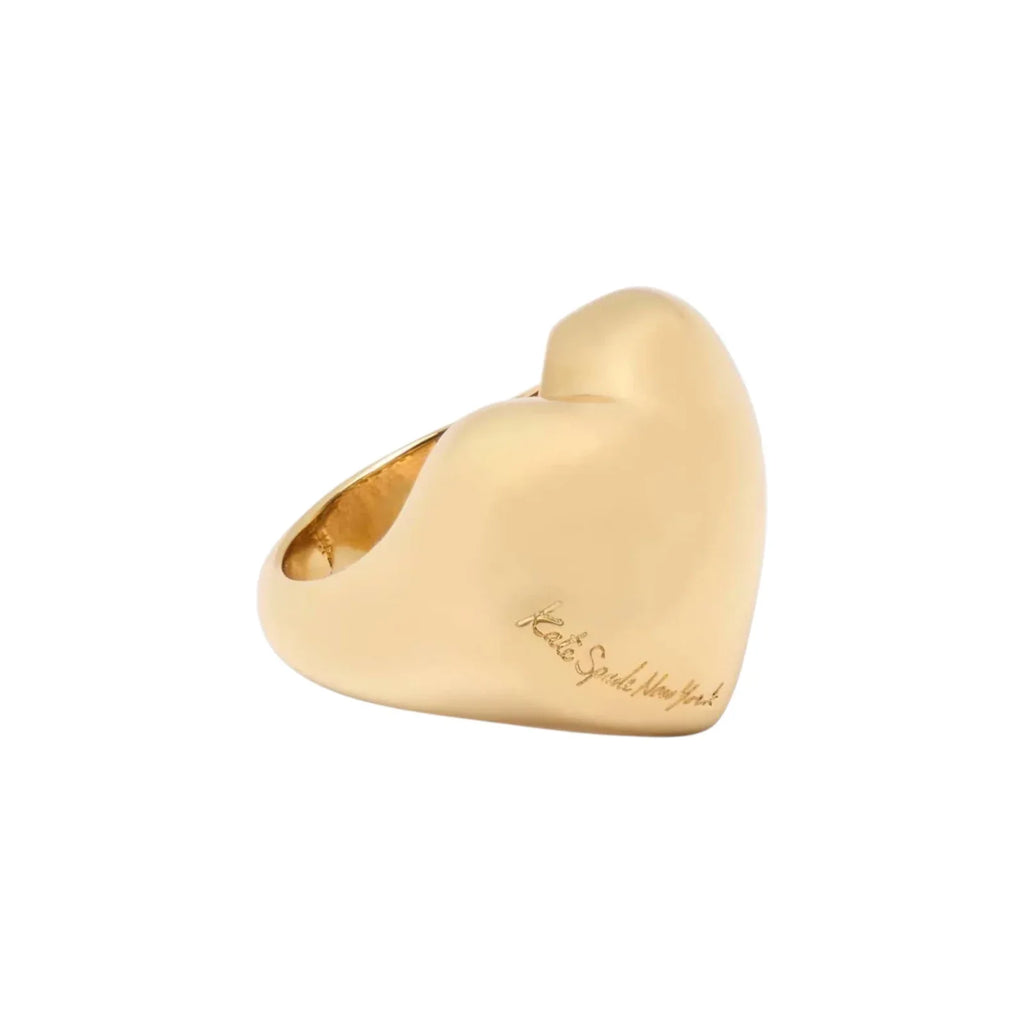 KATE SPADE New York Heart You Statement Ring in Gold 6 - flyKAMP