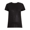 ATM Anthony Thomas Melillo Slub Jersey Schoolboy Tee with Metallic Foil Black S - flyKAMP