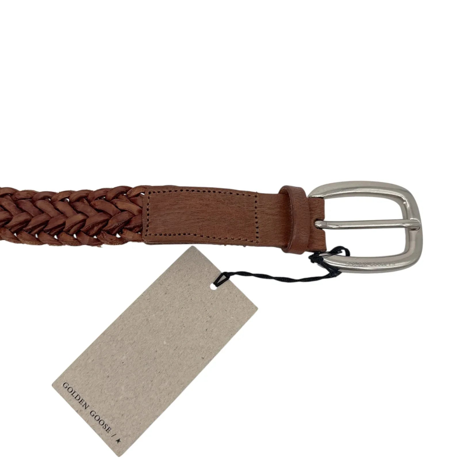 GOLDEN GOOSE Houston Belt in Brown 80cm|32in - flyKAMP