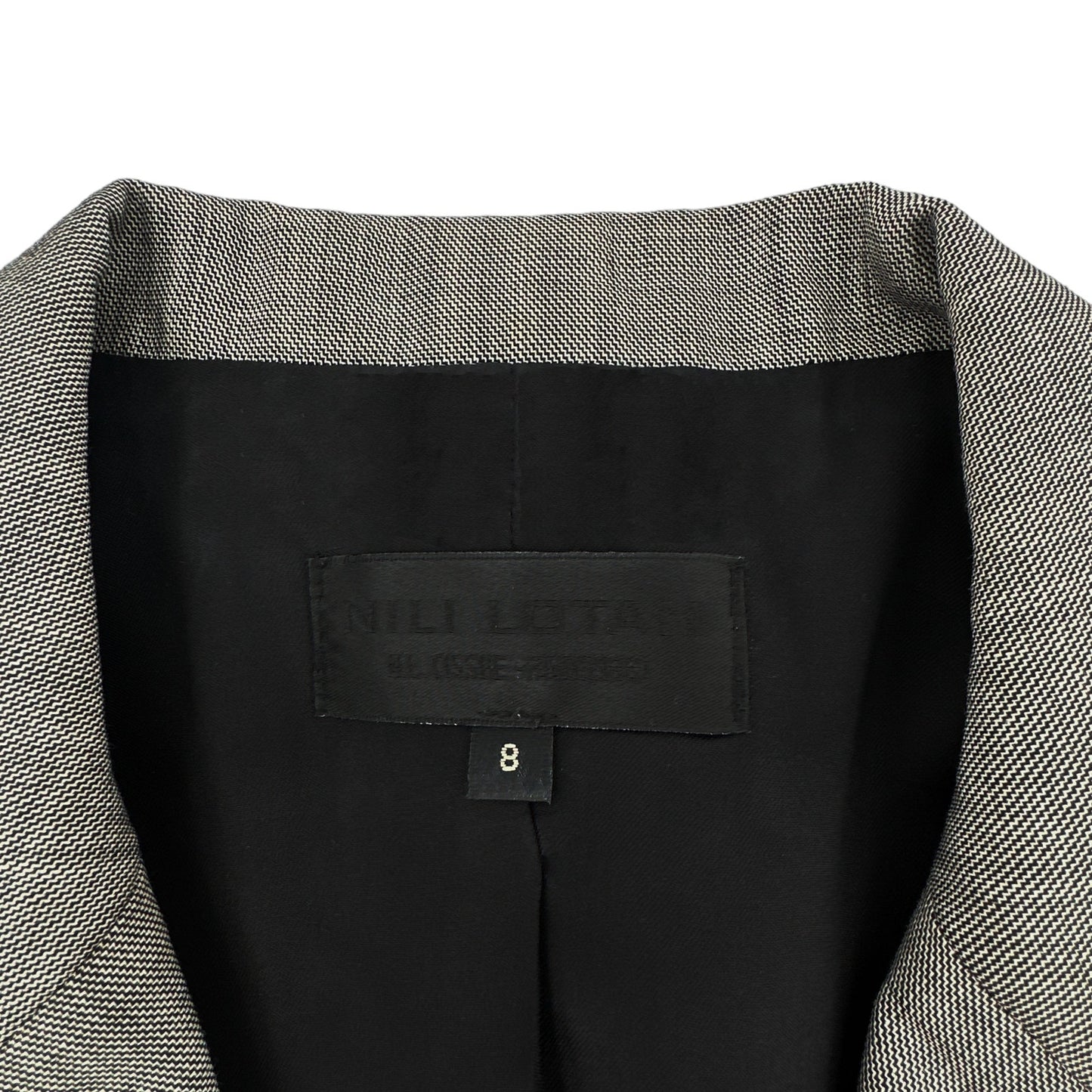 NILI LOTAN Jefferson Jacket Blazer in Grey 8