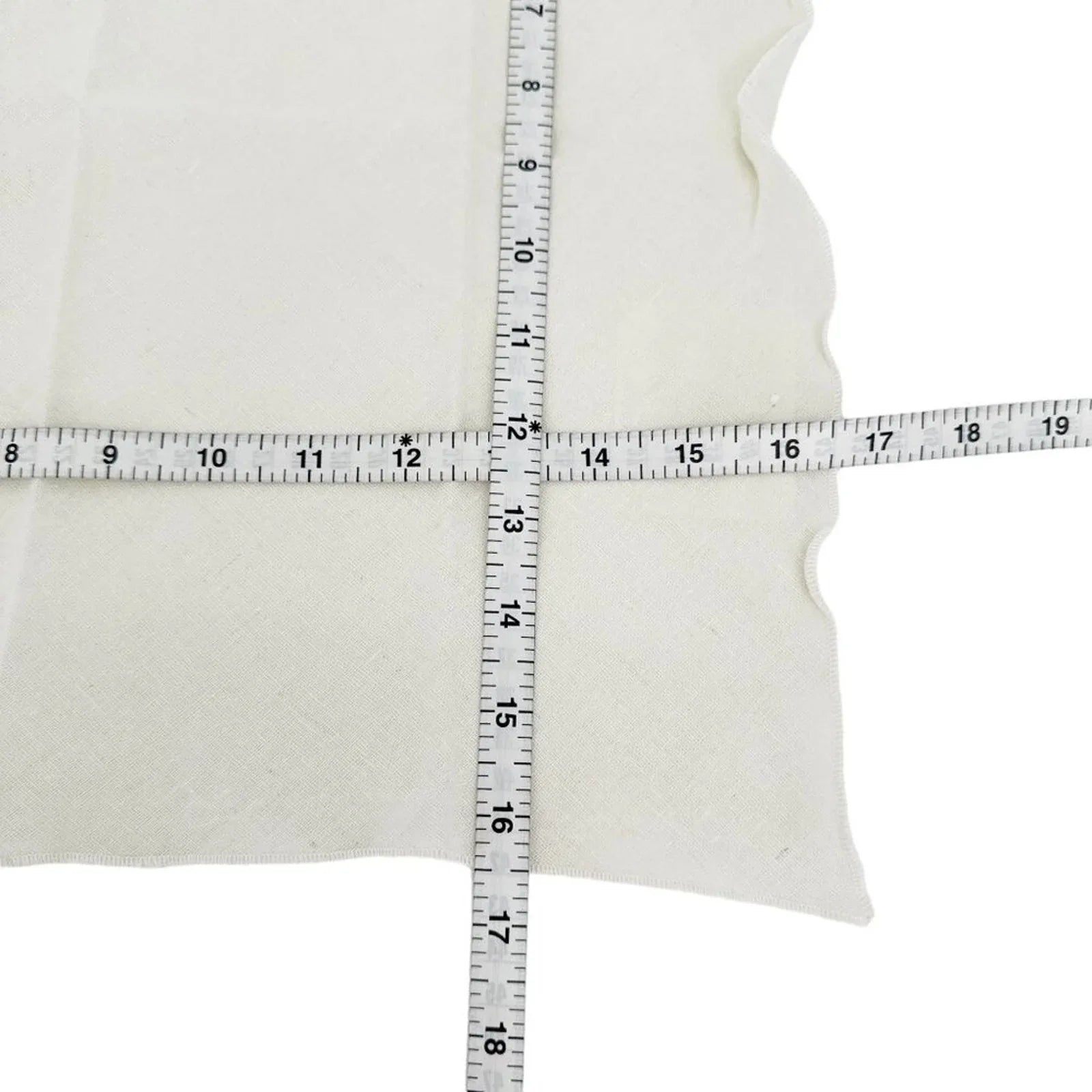 NAPKINS Linen Blend Cloth Natural with Rolled Edges || Set of 6 - flyKAMP