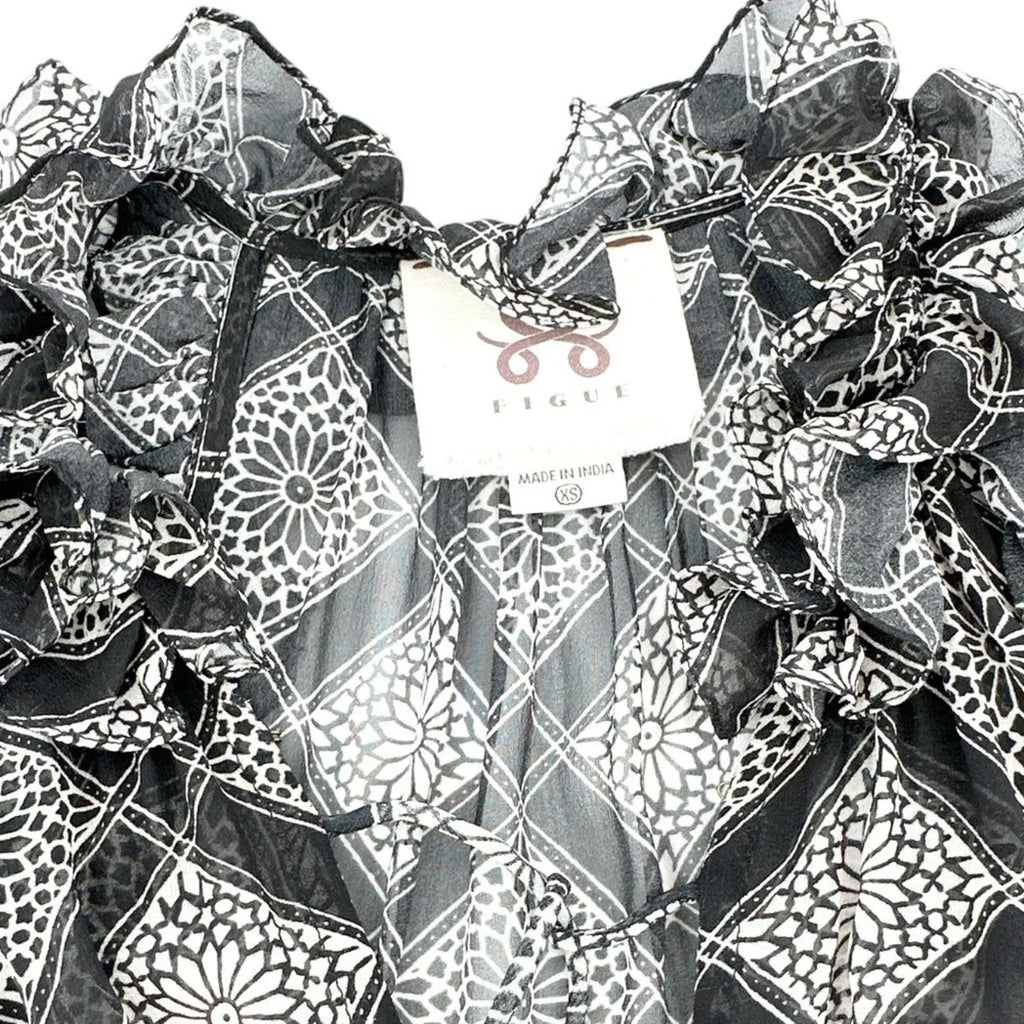 FIGUE Gabriella Silk Dress XS - flyKAMP