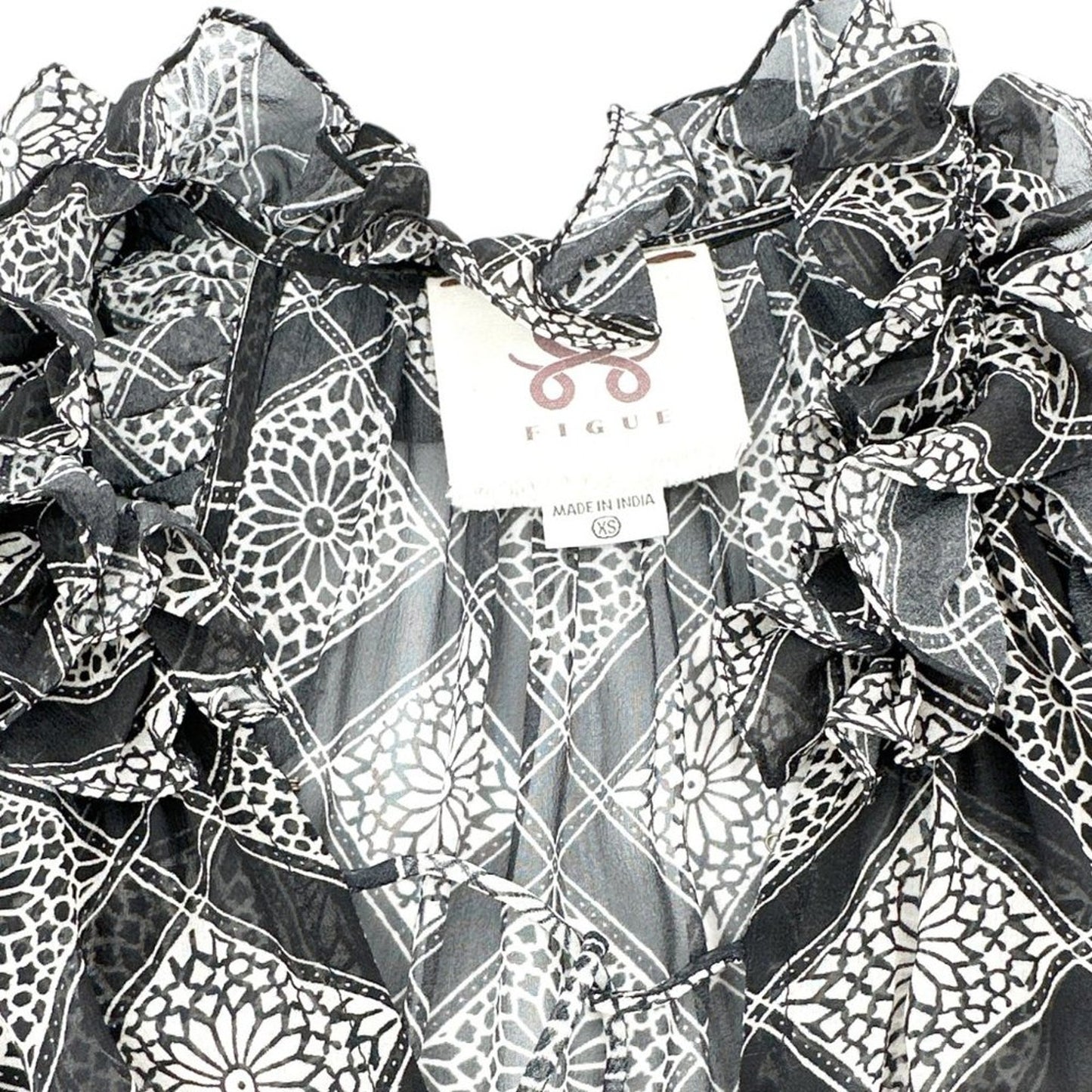 FIGUE Gabriella Silk Dress XS