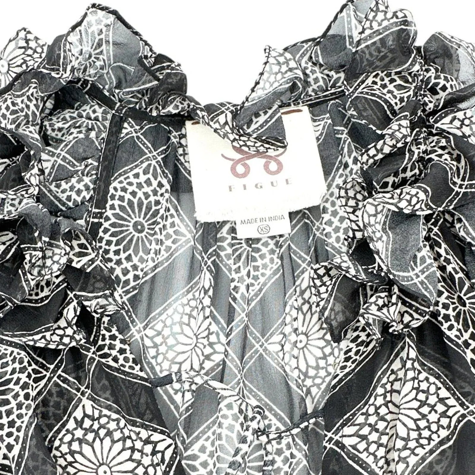 FIGUE Gabriella Silk Dress XS - flyKAMP