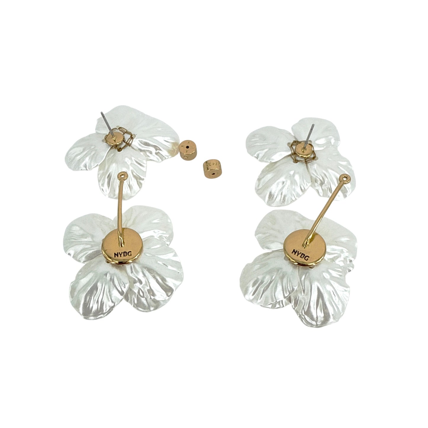 ALEX+ANI New York Botanical Garden Poppy Statement Earrings