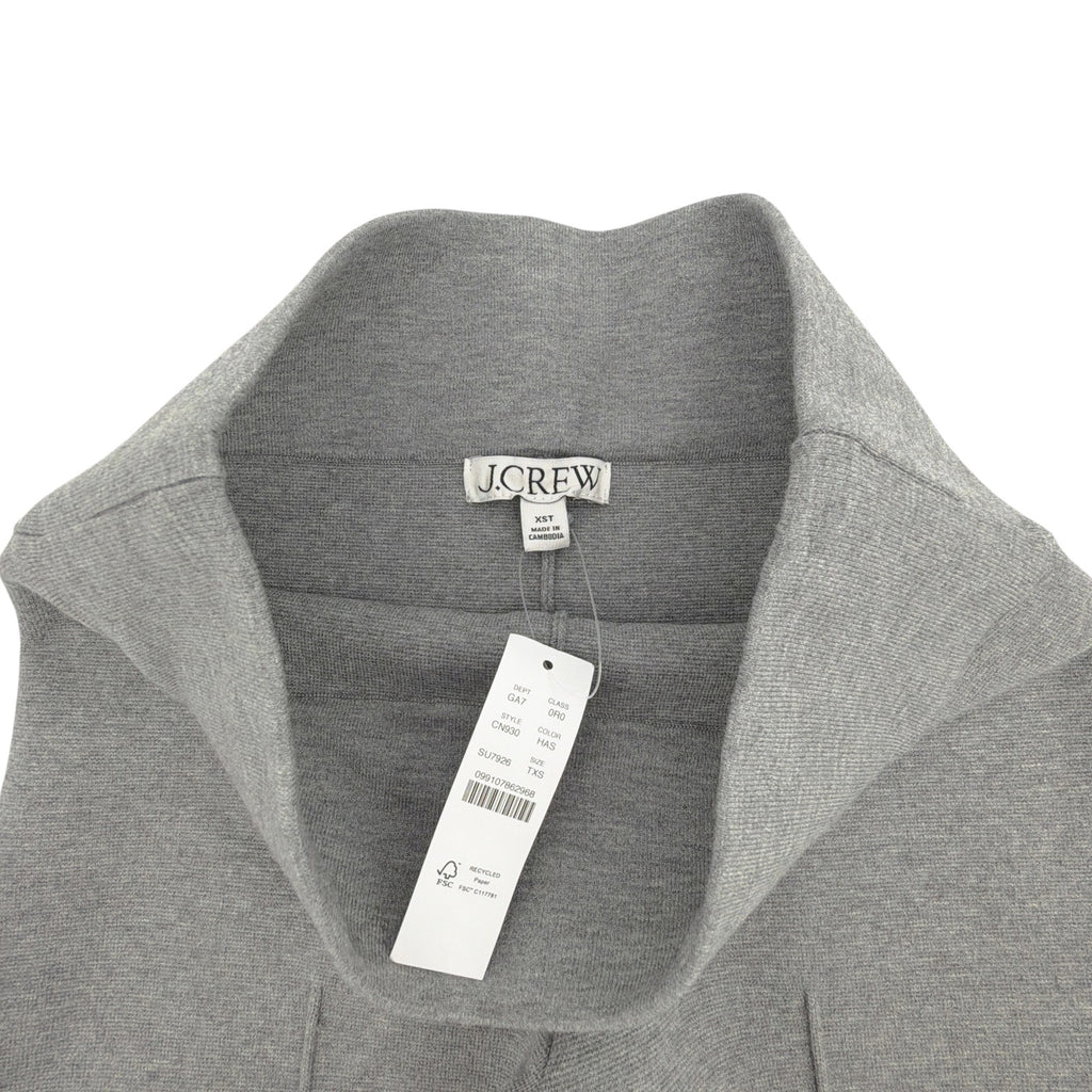 J.CREW New Delaney Kickout Sweater Pant in Heather Ash XST J.CREW