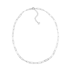 SILPADA Graffetta Matte Necklace in Sterling Silver